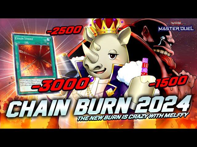 NEW CHAIN BURN WAY IS BROKEN!! MOST CONSISTENT BURN WITH MELFFY  [Master Duel]