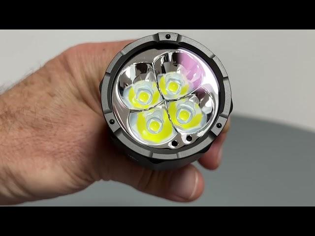 NEXTORCH TA31 - Taktische LED Taschenlampe mit 10.000 Lumen - Nano Keramik Glasbrecher