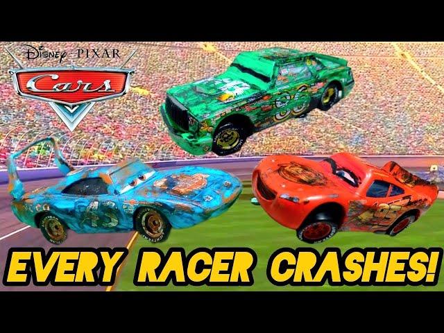 Disney Pixar Cars | The King's Big Crash, But Every Racer Crashes