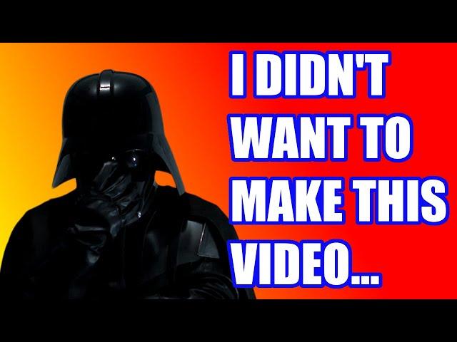 I Didn't Want To Make This Video Vader Reviews