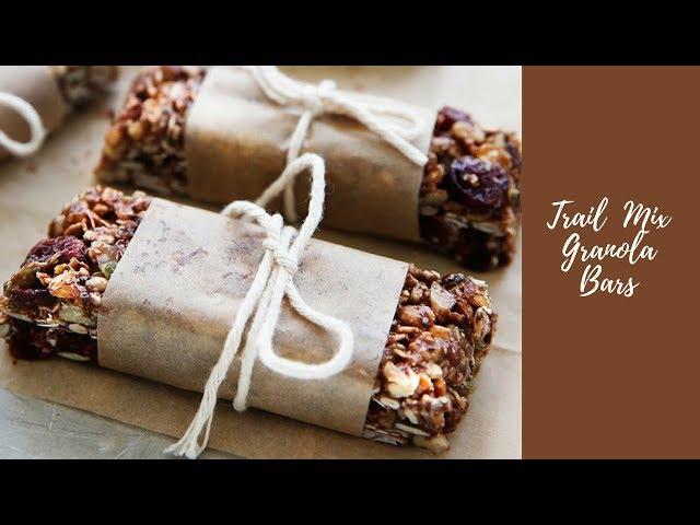 Trail Mix Granola Bars - Lexi's Clean Kitchen