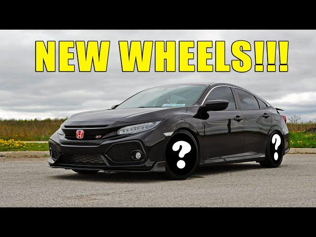 MY 2018 HONDA CIVIC SI GETS AUTHENTIC WHEELS!!!