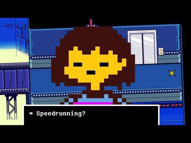 Undertale, But its a speedrun thing?