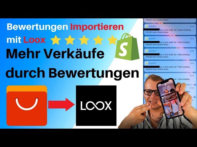 Loox Product Reviews & Photos Bewertungen Importieren & einrichten | Deutsch 2022 #shopify