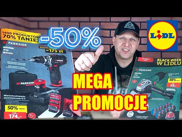 Mega Promocje w LIDLU -50% Parkside na BLACK WEEK  #lidl #parkside #blackfriday #blackweek