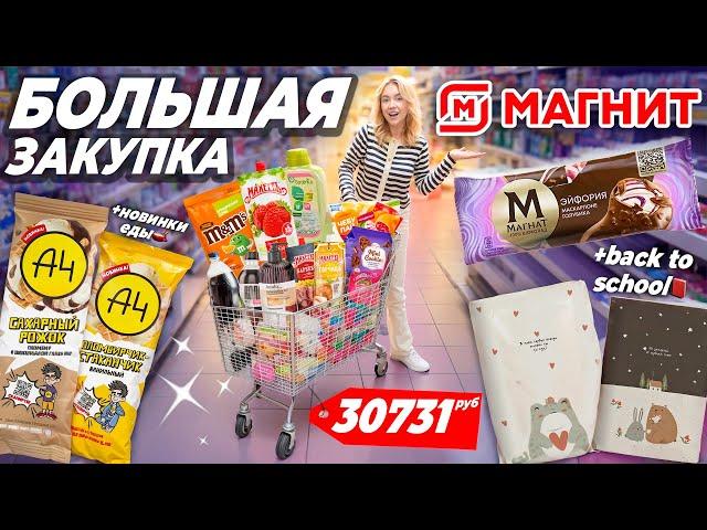 ШОППИНГ В МАГНИТ!  Большая Закупка Продуктов и Новинок Еды!️ + back to school