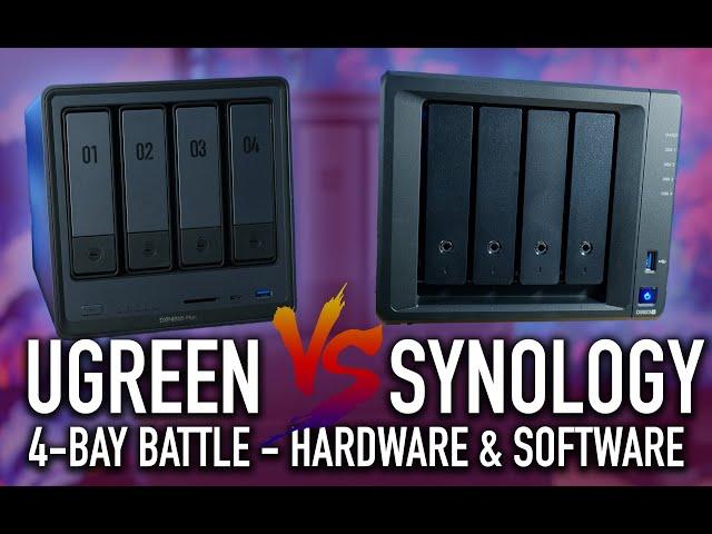 Ugreen NAS VS Synology NAS | 4-Bay Battle - DXP4800 Plus & DS923+ In-Depth Comparison