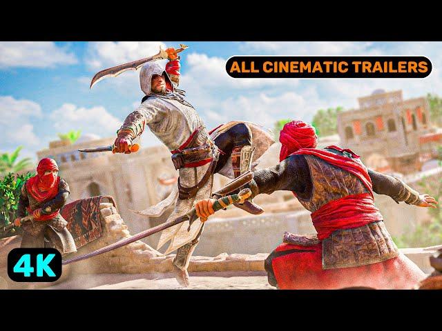 Assassin's Creed - ALL CINEMATIC TRAILERS Till Assassin's Creed Mirage (2007-2022)