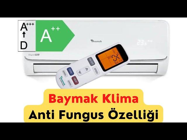 Baymak Klima Anti Fungus Küf Koruma Fonksiyonu