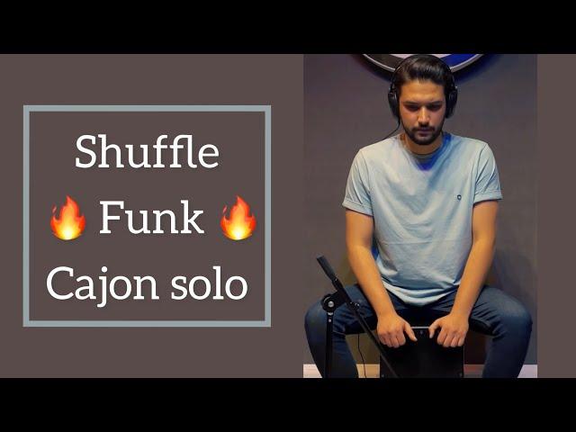 #shuffle #funk  #cajon solo by kian kordestani