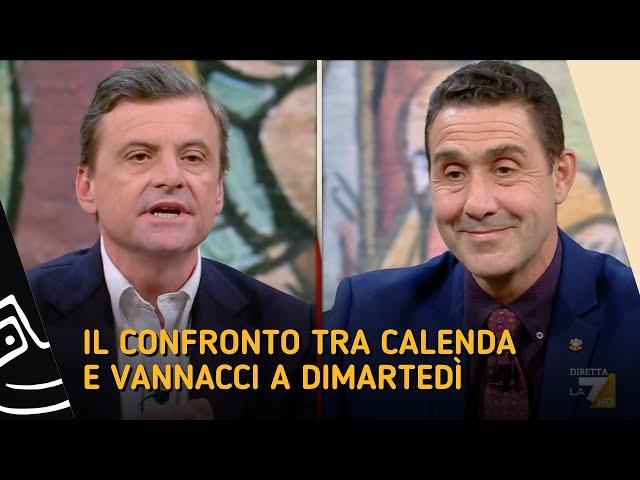 Il confronto tra Calenda e Vannacci a diMartedì