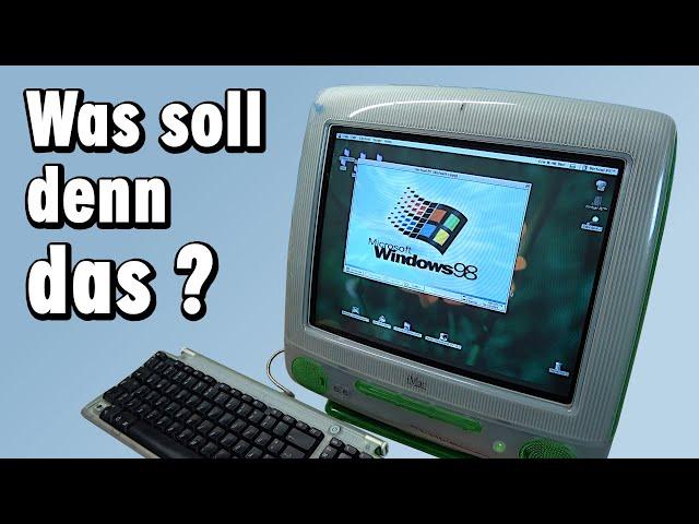 Warum wirft man so etwas weg? iMac 2000 funktioniert mit original MacOs 9.0.4