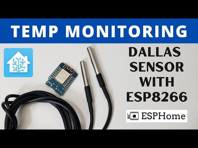 Monitor Equipment Temps with the Dallas Temp Sensors, ESPHome, Home Assistant and Grafana