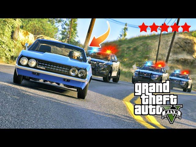 I Escaped from 100 Cops In GTA V - GTA 5 Gameplay | Kefi Gaming Live