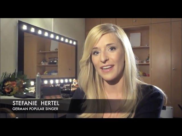 STEFANIE HERTEL - German Popular singer exclusive interview about VITAL AGIBALOW for HENSEL.