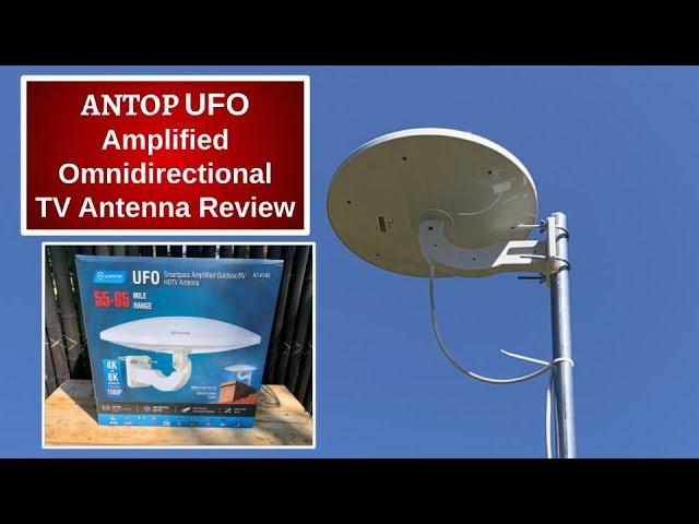 ANTOP TV Antenna UFO Amplified Omnidirectional OTA TV Antenna Review #AntopAT414B #AntopAT133B