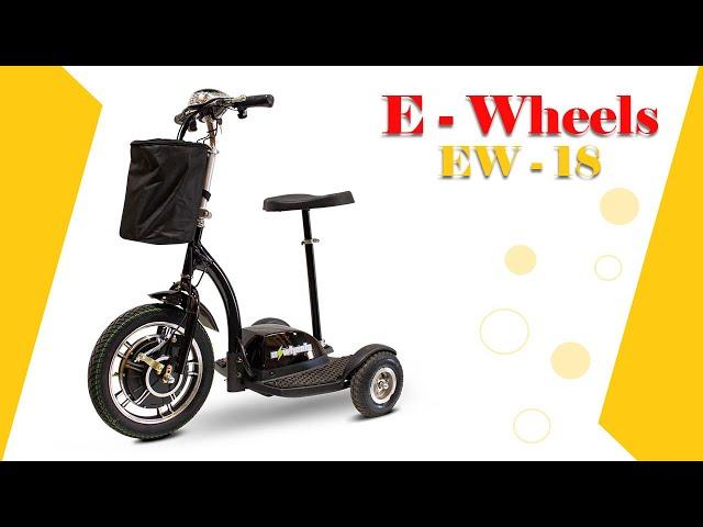 Features About EWheels EW 18 Stand N Ride Mobility Scooter