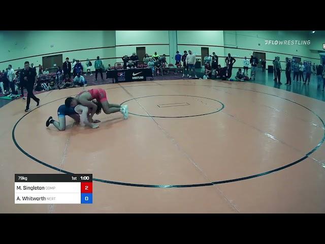 79 Kg Consi Of 8 #1 - Matthew Singleton, Compound Wrestling Vs Alex Whitworth, New England Regiona
