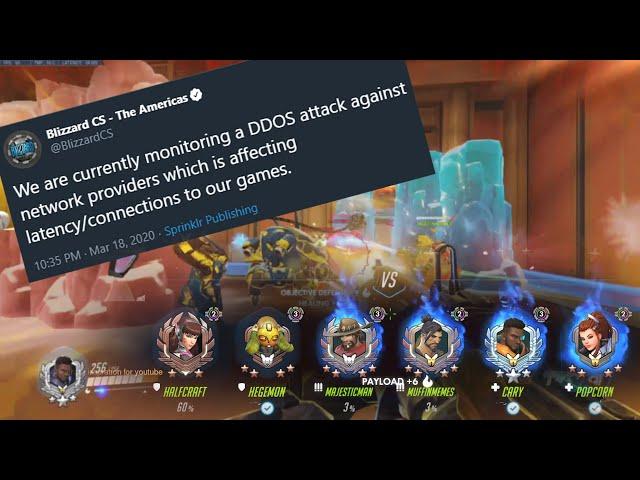 Overwatch Six Stack Ruined by DDOS Attack