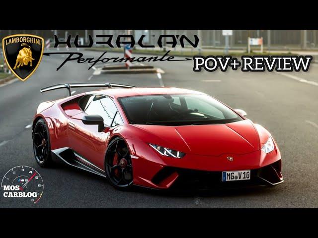 294km/H! Lamborghini Huracan Performante Review + POV /Crazy sound! / By Moscarblog