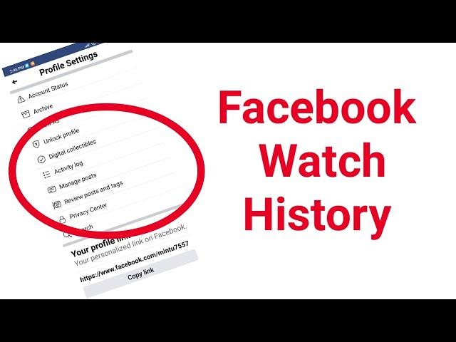 How To Check Facebook Video Watch History On Mobile