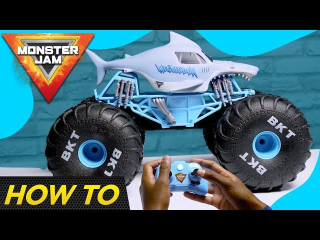 How to Drive the Monster Jam MEGA Megalodon RC Truck! 