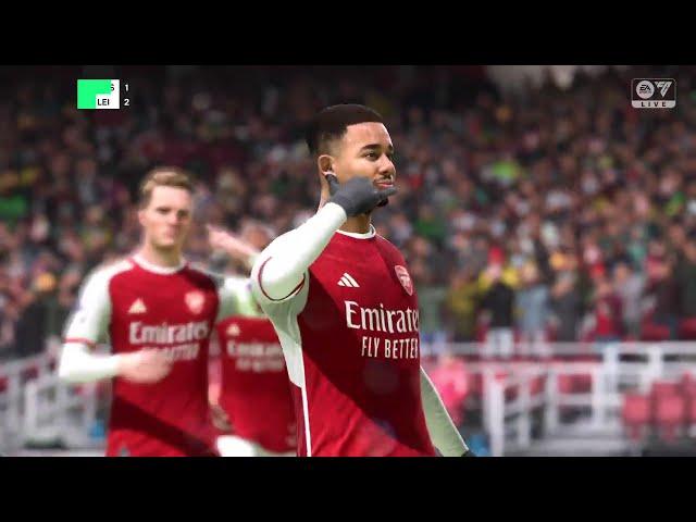 England Premier League, Round 6 Arsenal Vs Leicester