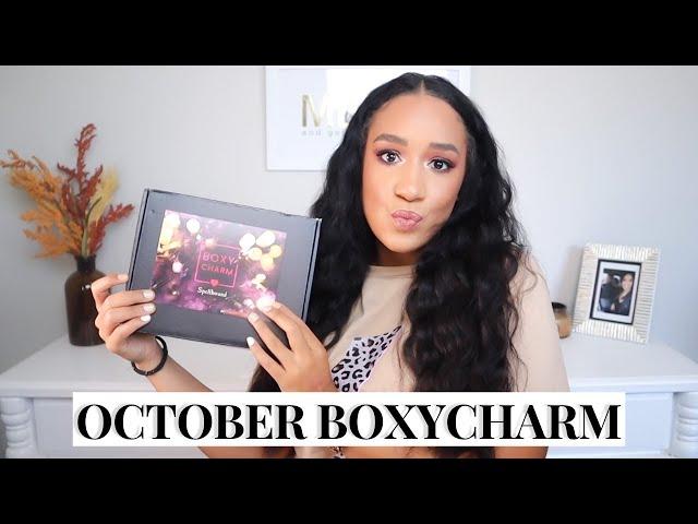 October Boxycharm 2021 unboxing + try on/first impressions | is boxycharm worth it?