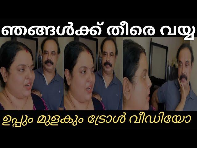 അയ്യോ പാവം അമ്മച്ചിക്ക് തീരെ വയ്യ . | Uppum Mulakum Lite Family Troll | Malayalam Troll