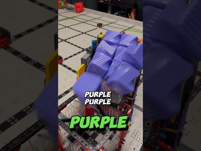 Purple Cubes Intake for Fun. VEX IQ Full Volume Robotics Competition #robotics #stem