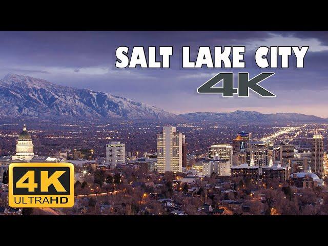 Salt Lake City, Utah, USA  | 4K Drone Footage