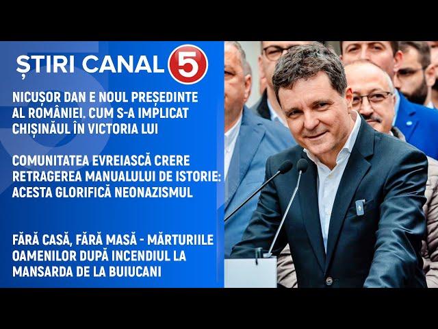 Știri Canal5 19.05.2025  19:00