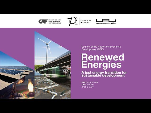 Launch of the RED "Renewed Energies: A just energy transition for sustainable development"