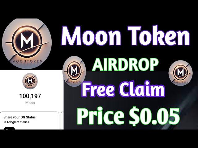 Moon Token s Airdrop Free Claim Listing Price $0 05 Don't Miss