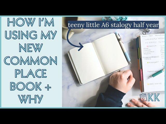 What's Inside my Commonplace Book A6 Stalogy Pocket Notebook for Reference Notes Formula 1 Journal