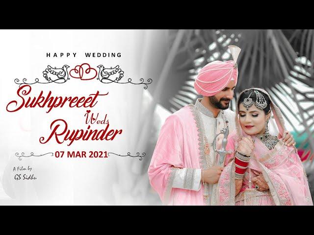 PUNJABI WEDDING | BEST SIKH CINEMATIC HIGHLIGHT 2021 | Sukhpreet + Rupinder | Punjab | GS SIDHU ART