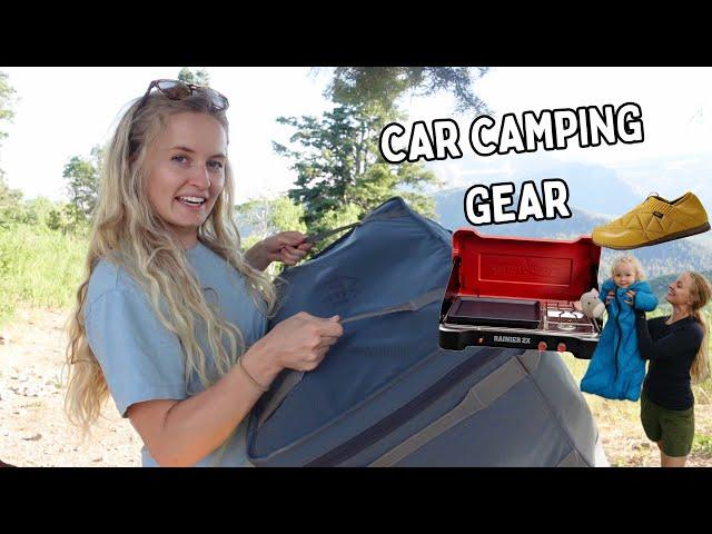 EVERYTHING I BRING CAR CAMPING | CAMPING WITH 2 KIDS