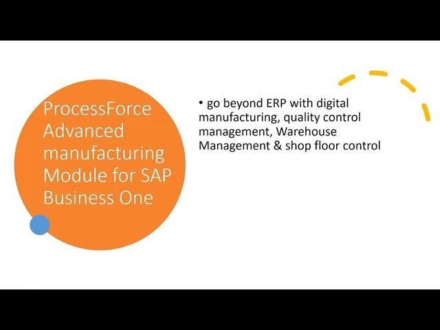 ProcessForce Advanced Digital Manufacturing Module for SAP Business One 20231114 Meeting Recording