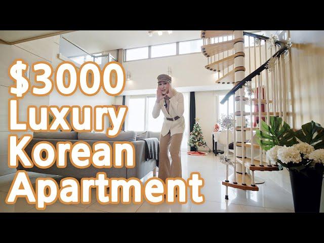 $3000 LUXURY Korean Apartment Tour | Gangnam, Seoul, Korea