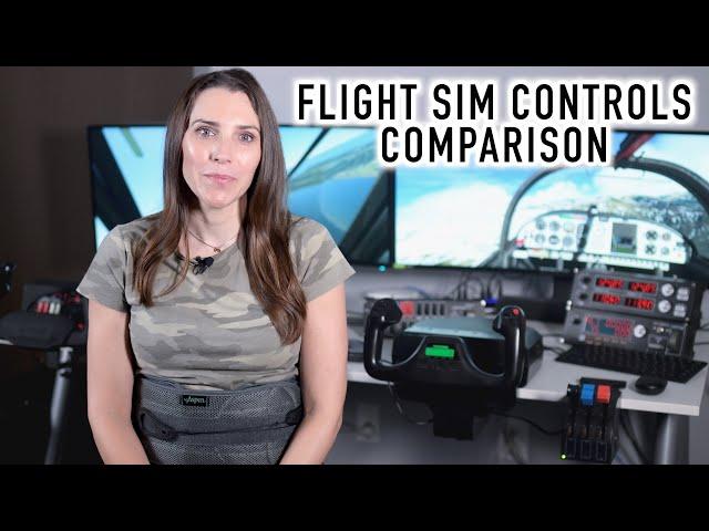 Flight Sim Controls - Honeycomb vs Logitech - Head to Head with MSFS