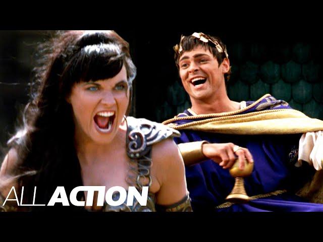 Xena Fights in the Gladiator Arena  | Xena: Warrior Princess | All Action