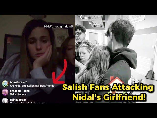 Nidal Wonder's Girlfriend Goes Live After Salish Matter's Fans Attacking Her!? 