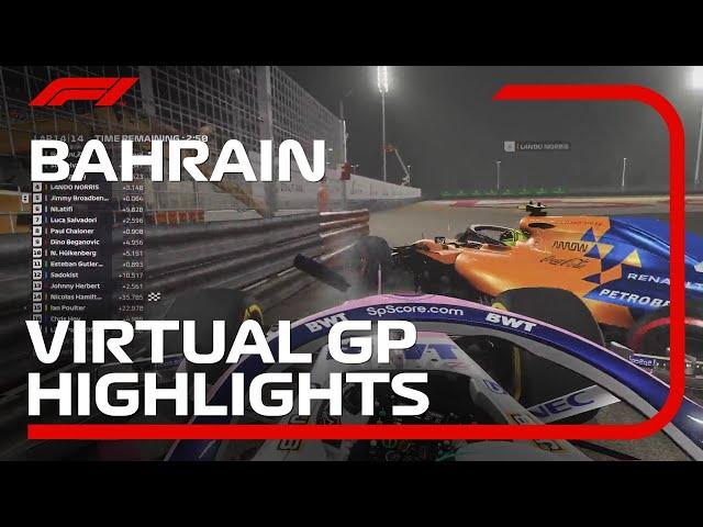 2020 Bahrain Virtual Grand Prix Highlights | F1 Esports