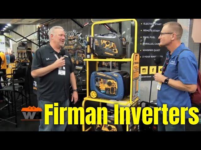 New for 2024: Firman  W01784 WH03242 W03385 Inverter Generators With Dual and Tri Fuel Options