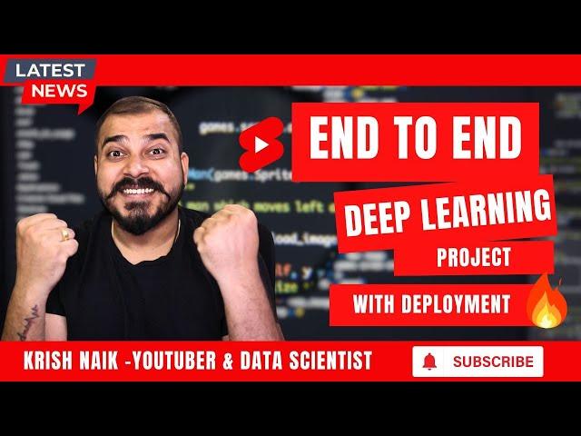 End To End Deep Learning Project Using MLOPS DVC Pipeline With Deployments Azure And AWS- Krish Naik