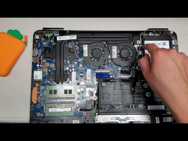 HP Omen 15-ax256nr Disassembly SSD RAM Hard Drive Upgrade Fan Repair