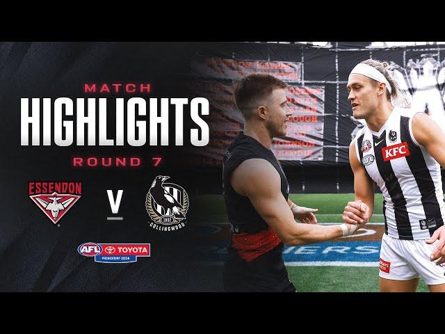 Essendon v Collingwood Highlights | Round 7, 2024 | AFL