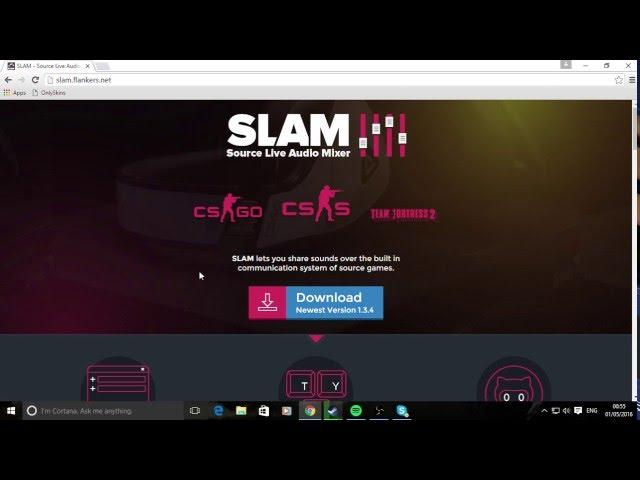 How to play music in CS:GO (Slam software) How to use slam