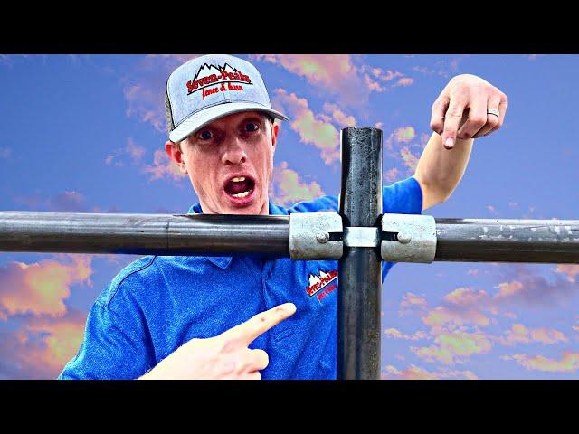 How to Easily Build Pipe Fence - No Welding Required with the Bullet Fence System