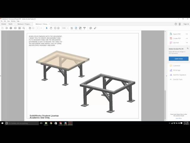 Solidworks  - Weldments